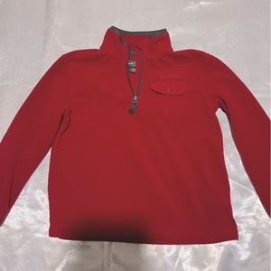 - Eddie Bauer | Kids Red Fleece Pull Over // 7